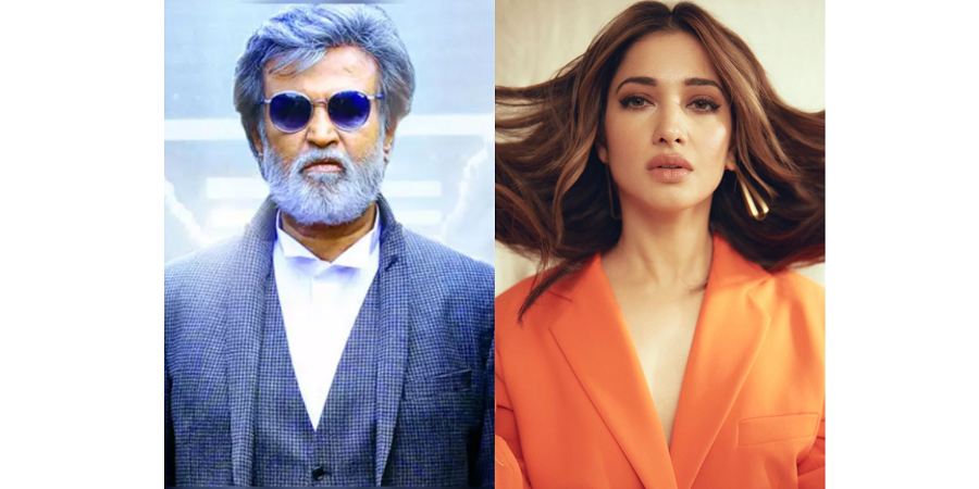 Superstar Rajinikanth and actress Tamannaah Bhatia